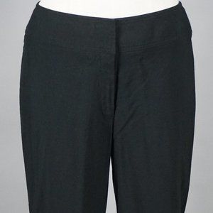 Tobias Black Trousers Cotton Size 12